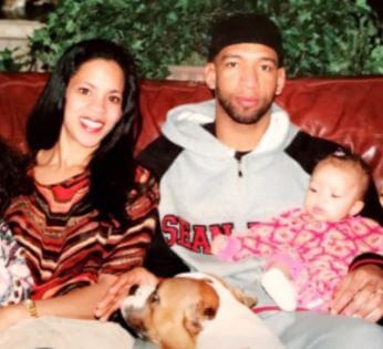 Lisa Keeth husband Monty Williams with his late wife Ingrid Williams.